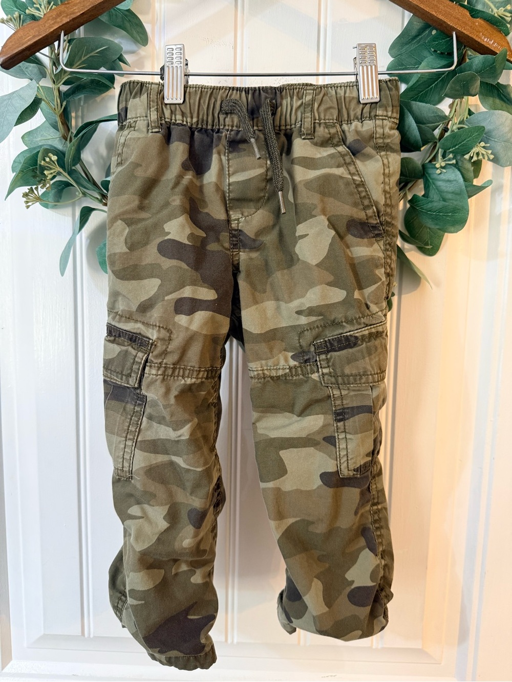 💫4/$25 • Baby Gap Olive Green Camo Cargo Pants